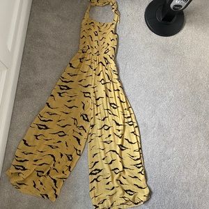 black and yellow jumpsuit